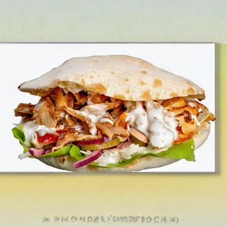 Panino kebab menù