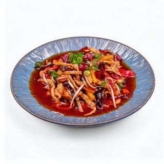 Maiale tritato con gusto agropiccante/鱼香肉丝
