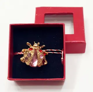 Brosa Martisor Gargarita Roz