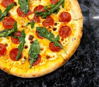 4 cheese & pepperoni (on cheese sauce)