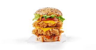 DOUBLE CRUNCH BURGER (Sans laitue)