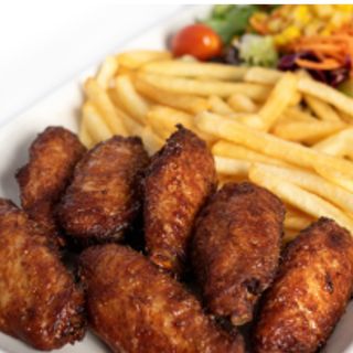 Plato Combinado De Alitas De Pollo