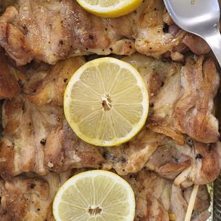 Panino con sovracoscia di pollo