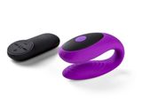 Vibrador G-spot & Clitorial Virgite Morado