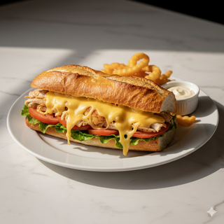 Baguette De Pollo Con Queso