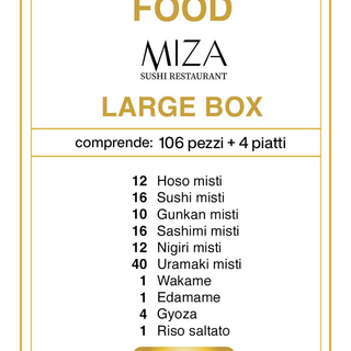LARGE BOX 106 PEZZI+4 PIATTI