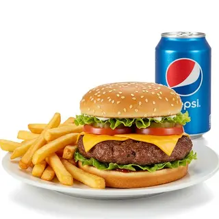 Menú de hamburguesa normal