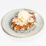 Белгийска гофрета с шоколад и сладолед (280г)