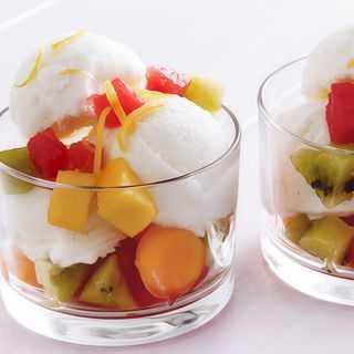 Macedonia con gelato