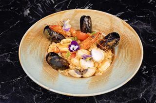 Risotto cu fructe de mare