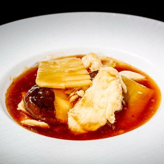 Pollo funghi e bambù