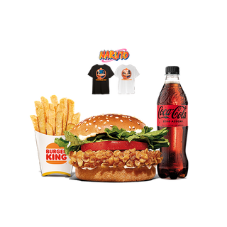 Menú Crispy Chicken + Camiseta de Naruto