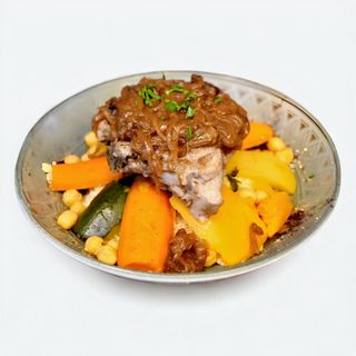 36. Cuscús de carne y verduras