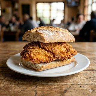 Campero De Pollo Empanado