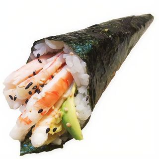 Temaki De Gamba Con Aguacate (1 Pza.)