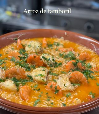 Arroz de Tamboril com Gambas