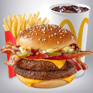 Barrel BBQ bacon Double Beef McMenu