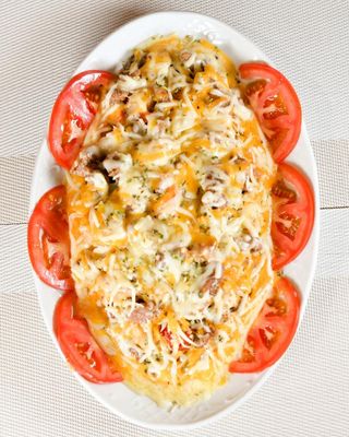 Ración De Picanha Con Yuca Y Queso