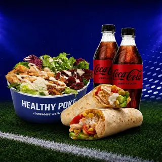 Menú Burrito y Ensalada