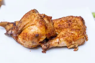 Grilled chicken lap
