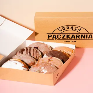 6 PĄCZKÓW NIESPODZINKA Z MIXEM NADZIEŃ KREMOWYCH I OWOCOWYCH