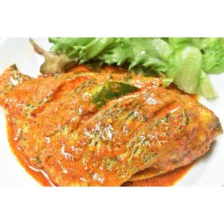 Coconut Fish with Rice and Greens