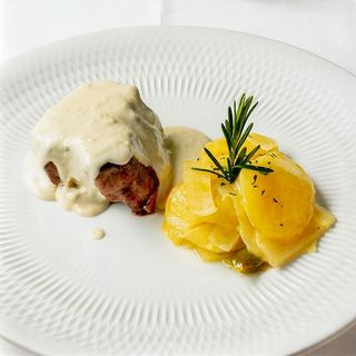 Tronco de solomillo al Cabrales.