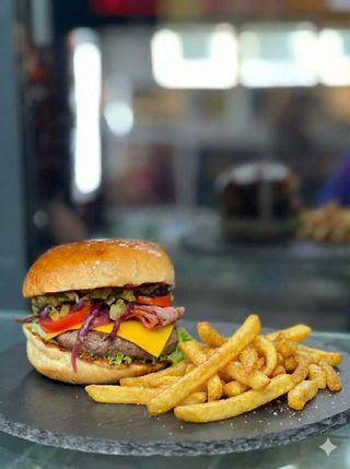 Двоен телешки с картофки (700г)