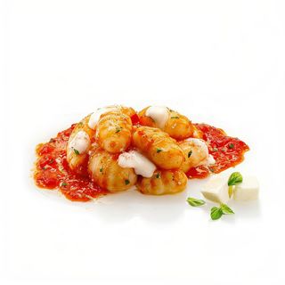 GNOCCHI TOMATE Y MOZZARELLA