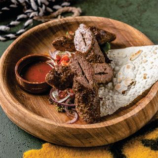 Шашлык из рубленой баранины