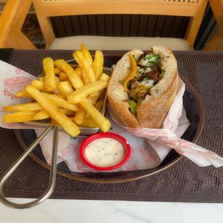 sandwich viande hachée