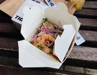 Фунчоза з креветками (350г)