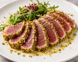 Tataki tonno pistacchio