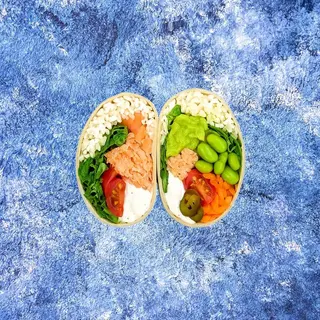 The salmon wrap