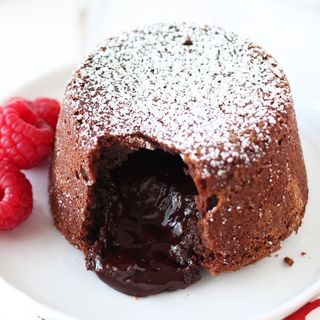 Molten Brownie Cake