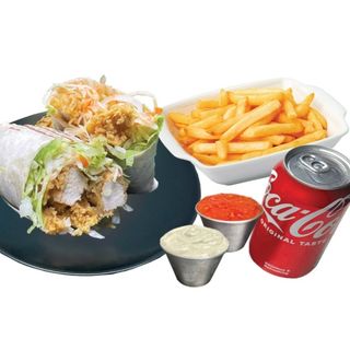 Durum chicken crispi menu