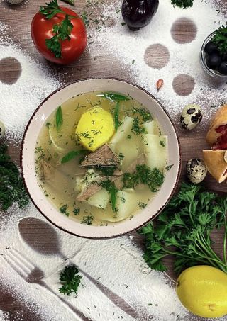 Шорпа из баранины