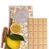 Tableta De Chocolate Blanco Con Canela Y Limón 