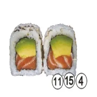 18. CALIFORNIA SALMÓN Y AGUACATE 8U