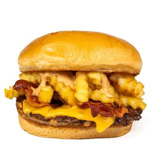 Crunchy Fries Burger single