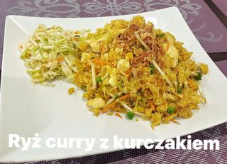Ryż curry z kurczakiem 450g