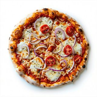 Pizza gorgo e cipolla