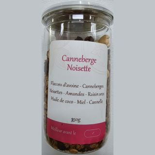 Granola Canneberges Noisettes 350g