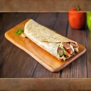 Combo Shawarma with two sausages