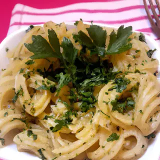 Aglio E Olio Con Pasta Seca