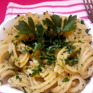 Aglio E Olio Con Pasta Seca