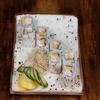 Uramaki De Langostino (8 Uds.)