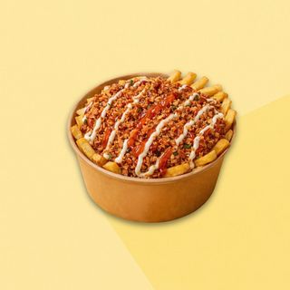 Bowl De Patatas Con Pollo Crujiente Y Sweet Chili