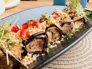 Рулетики з баклажанiв з горiховою начинкою (200g)