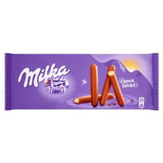 Ciastka oblane czekoladą Choco Sticks Milka. 0.13кг